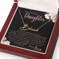 To My Beautiful Daughter | You Are So Loved | Signature Name Necklace