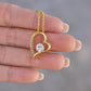 To my Soulmate - My Love Will Never End - Heart Necklace