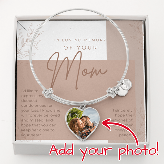 In Loving Memory of Your Mom | Charm Bracelet