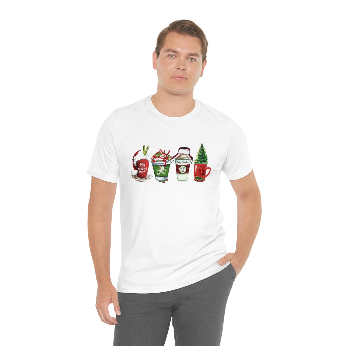 Christmas Vacation Coffee Tee | Cute Christmas Shirt | You Serious Clark | Griswold Shirt | Unisex T-shirt