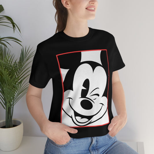 Winking Mickey Unisex T-Shirt | Family Vacation Tee | Mickey Mouse Shirt | Disney Tee | Disney World | Magic Kingdom | Disneyland