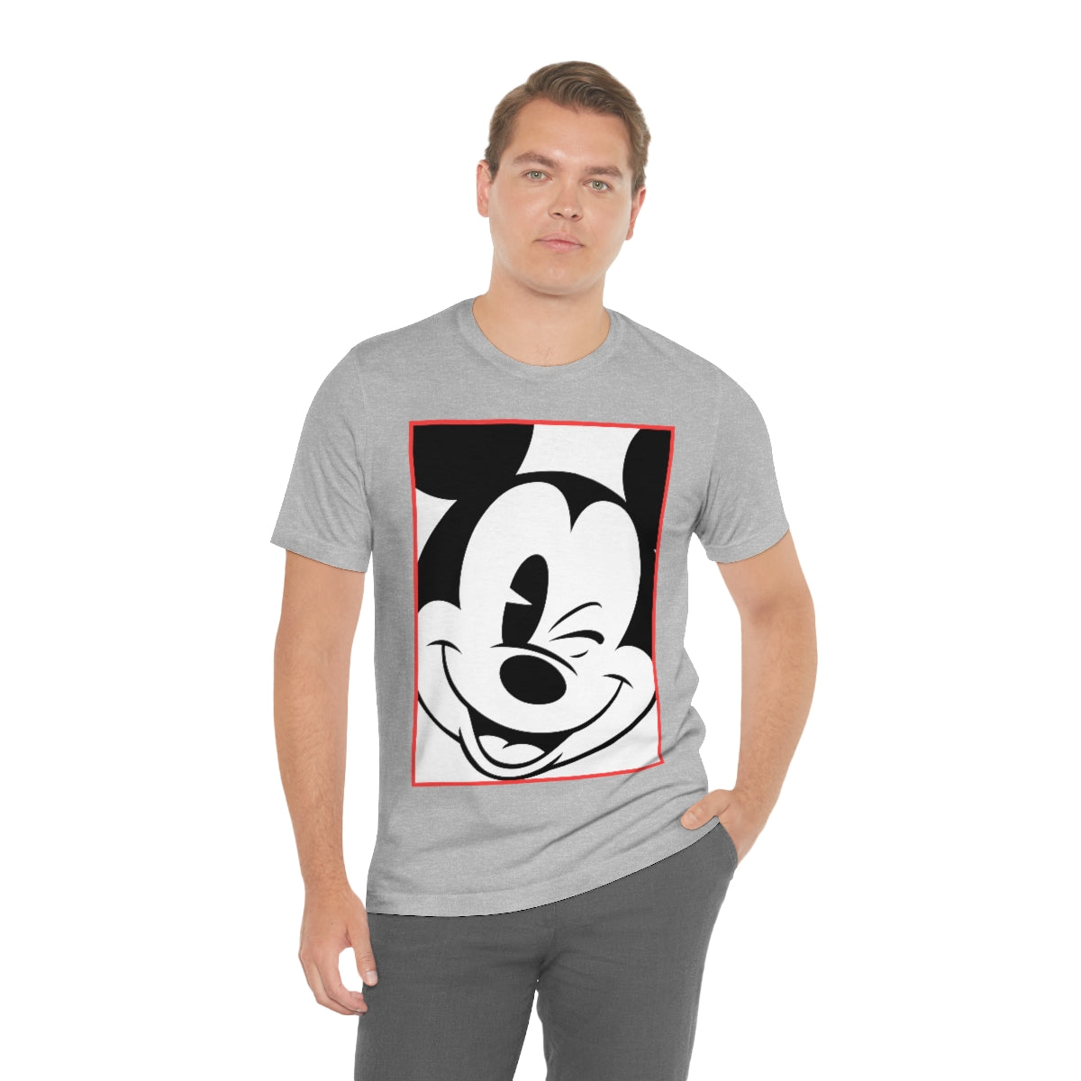 Winking Mickey Unisex T-Shirt | Family Vacation Tee | Mickey Mouse Shirt | Disney Tee | Disney World | Magic Kingdom | Disneyland