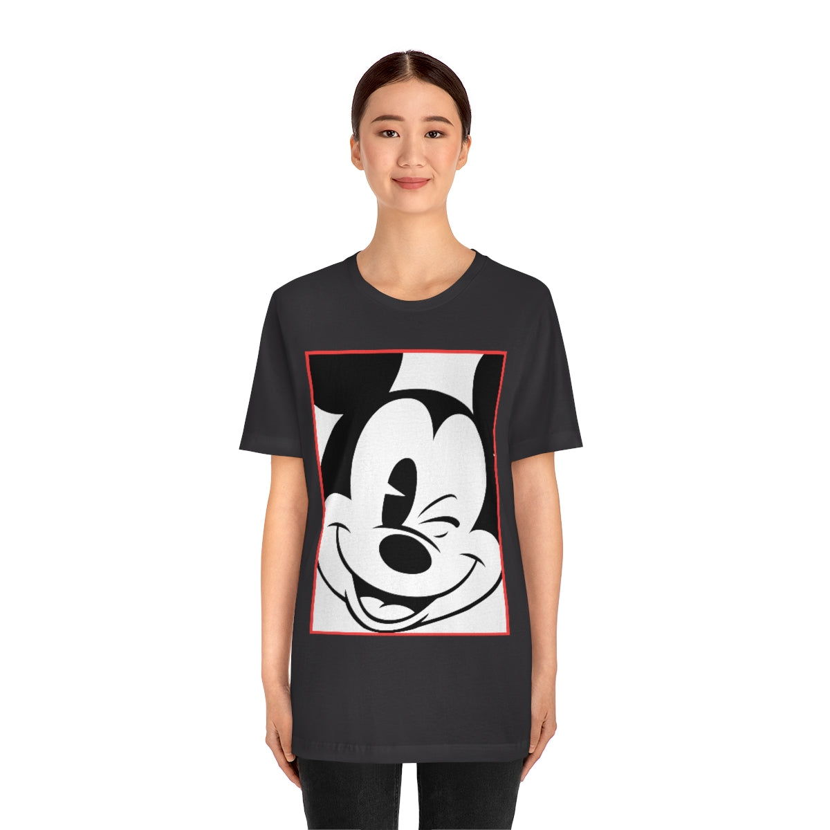 Winking Mickey Unisex T-Shirt | Family Vacation Tee | Mickey Mouse Shirt | Disney Tee | Disney World | Magic Kingdom | Disneyland