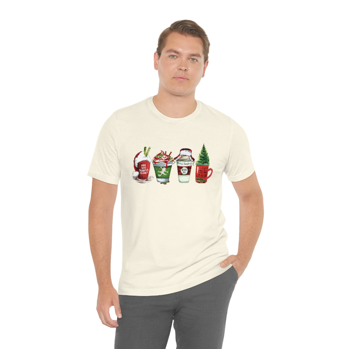 Christmas Vacation Coffee Tee | Cute Christmas Shirt | You Serious Clark | Griswold Shirt | Unisex T-shirt