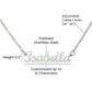 Trendy Name Necklace for Sister | Personalized Gift