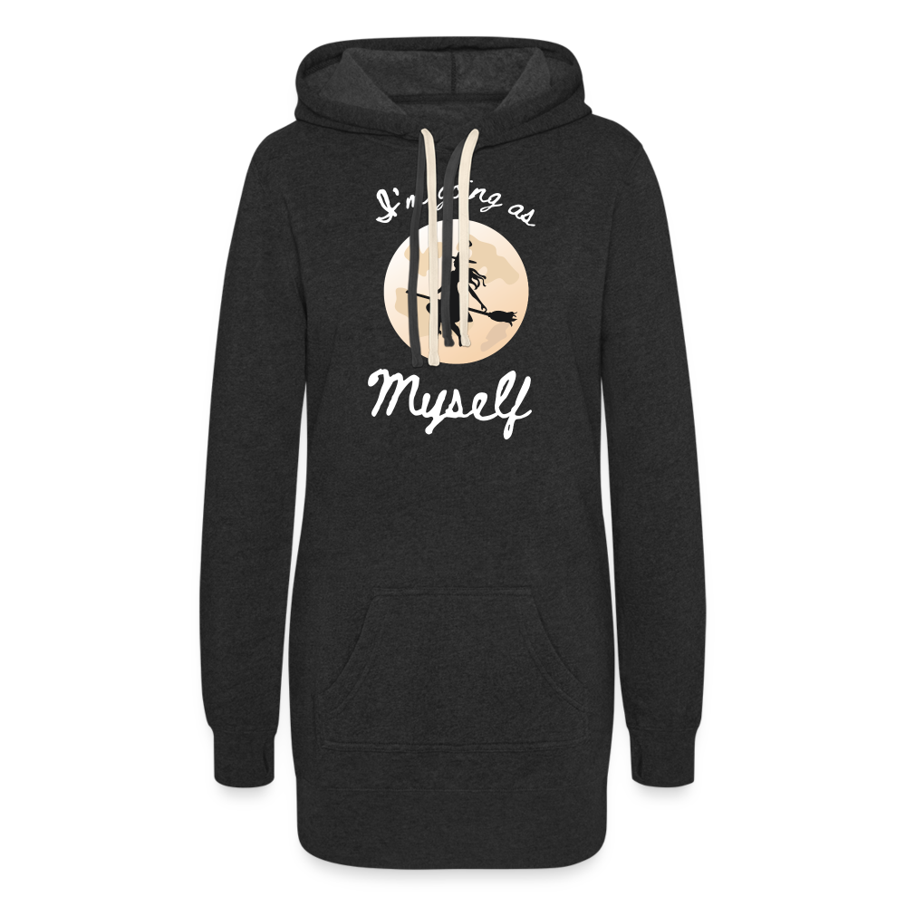 Women's Hoodie Dress - heather black