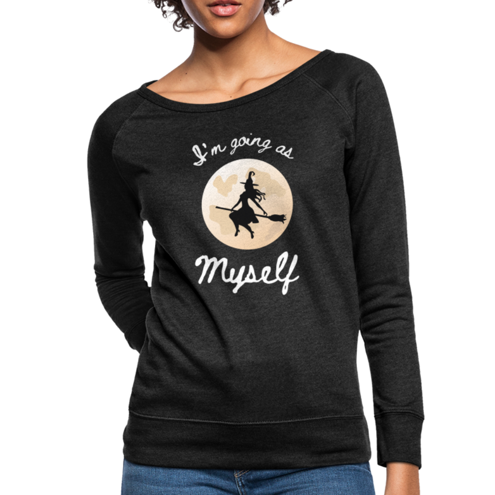 I'm Going As Myself | Witch | Halloween Sweatshirt - heather black