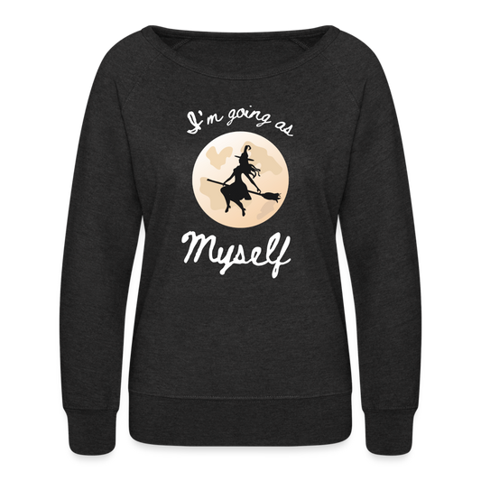 I'm Going As Myself | Witch | Halloween Sweatshirt - heather black