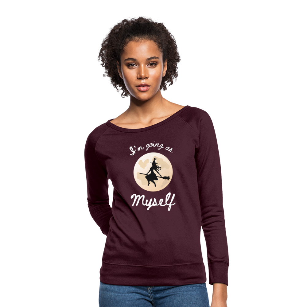 I'm Going As Myself | Witch | Halloween Sweatshirt - plum