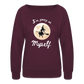 I'm Going As Myself | Witch | Halloween Sweatshirt - plum
