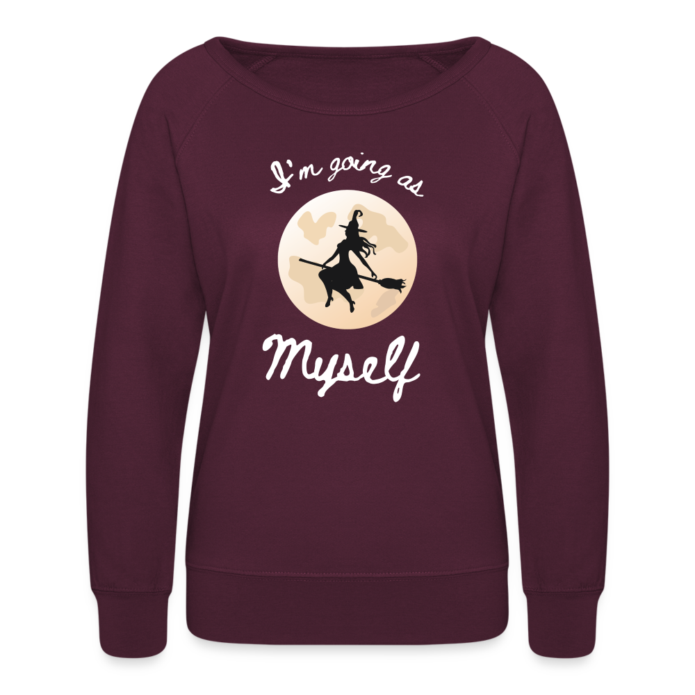 I'm Going As Myself | Witch | Halloween Sweatshirt - plum