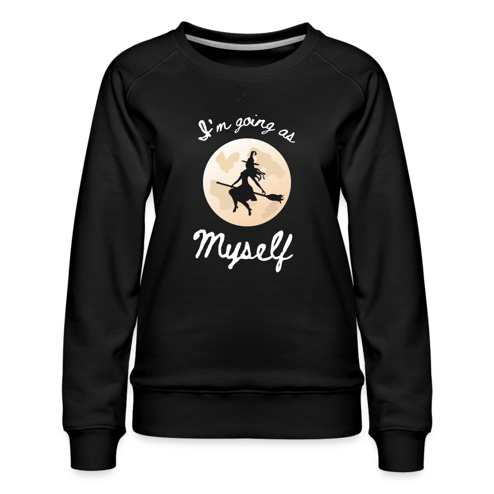 I'm Going As Myself | Halloween Sweatshirt - black