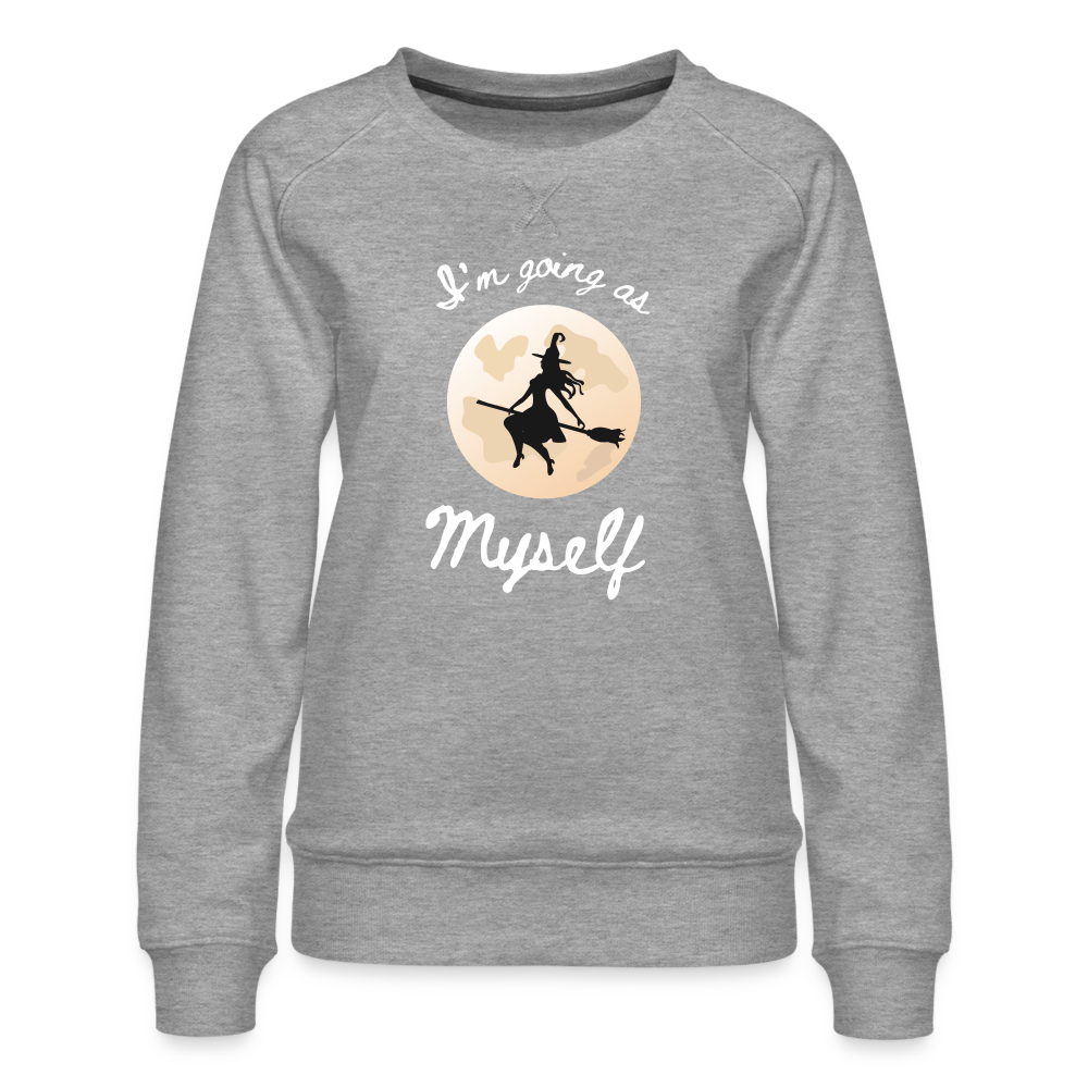 I'm Going As Myself | Halloween Sweatshirt - heather grey