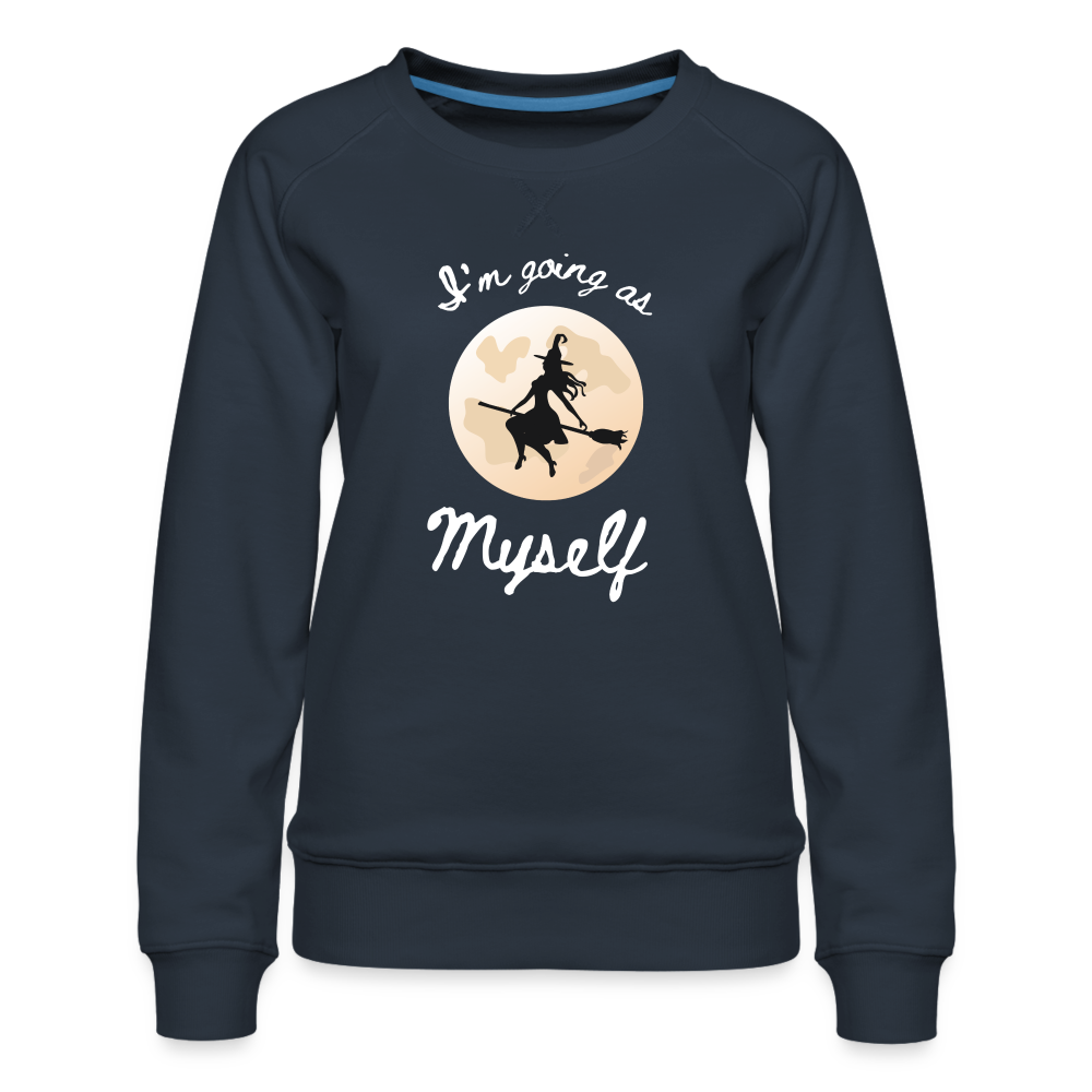 I'm Going As Myself | Halloween Sweatshirt - navy