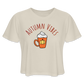 Autumn Vibes | Women's Cropped Fall T-Shirt - dust