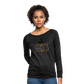 Thankful Split Pumpkin Women’s Boatneck Sweatshirt - heather black