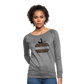 Thankful Split Pumpkin Women’s Boatneck Sweatshirt - heather gray