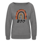 Halloween Rainbow Women’s Crewneck Sweatshirt - heather gray