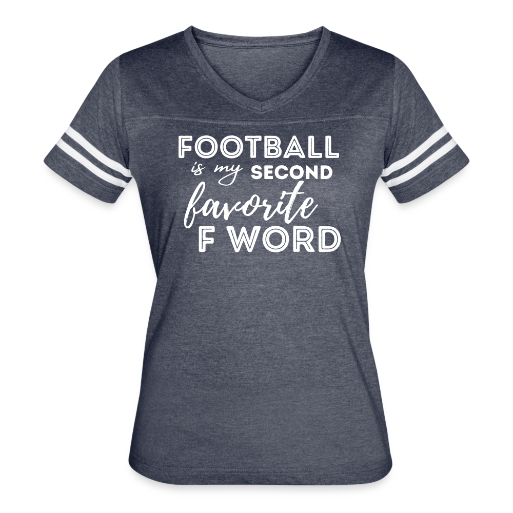 Women’s Vintage Sport T-Shirt - vintage navy/white