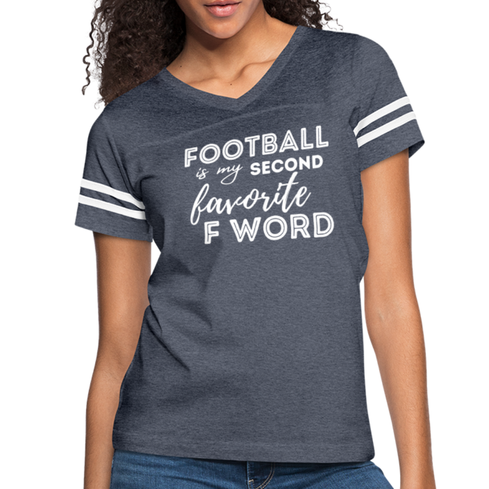 Women’s Vintage Sport T-Shirt - vintage navy/white