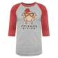 Baseball T-Shirt - heather gray/red