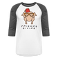 Baseball T-Shirt - white/charcoal