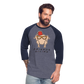Baseball T-Shirt - heather blue/navy