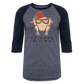 Baseball T-Shirt - heather blue/navy