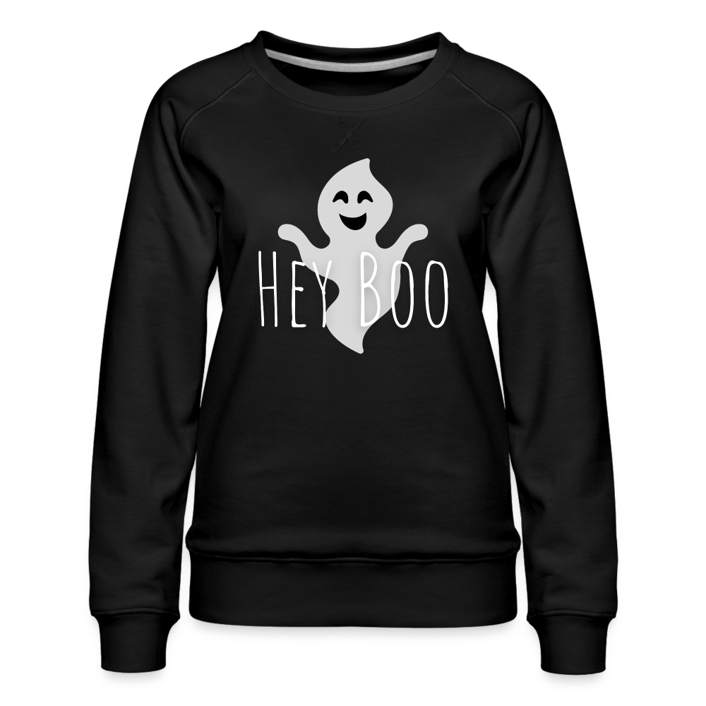 Hey Boo | Women’s Premium Sweatshirt - black