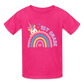 Gildan Ultra Cotton Youth T-Shirt - fuchsia