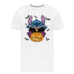 Stitch with jackolantern - white