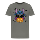Stitch with jackolantern - asphalt gray