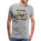 No Tricks Just Treats - heather gray
