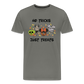 No Tricks Just Treats - asphalt gray