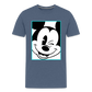 Winking Mickey Men's T-Shirt - heather blue