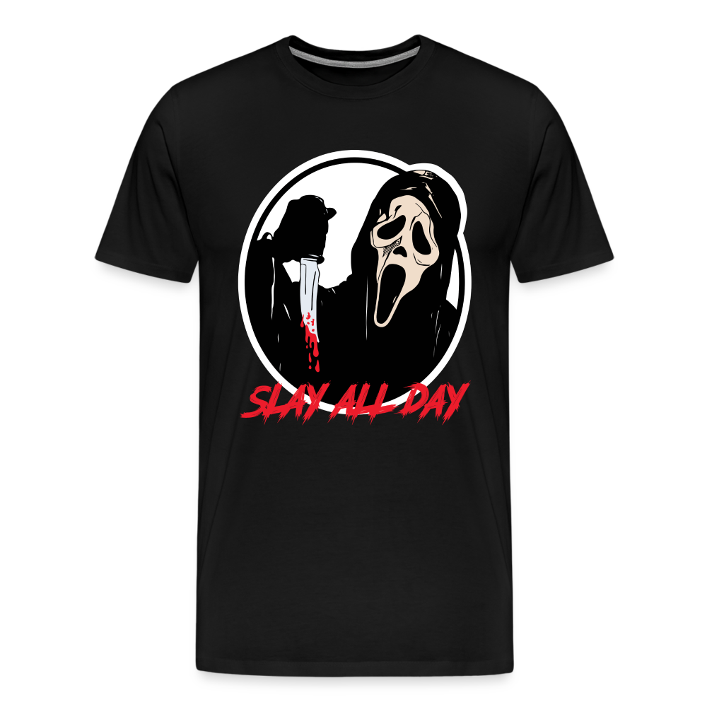 Scream Slay All Day Premium T-Shirt - black