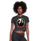 Scream Slay All Day Cropped T-Shirt - deep heather