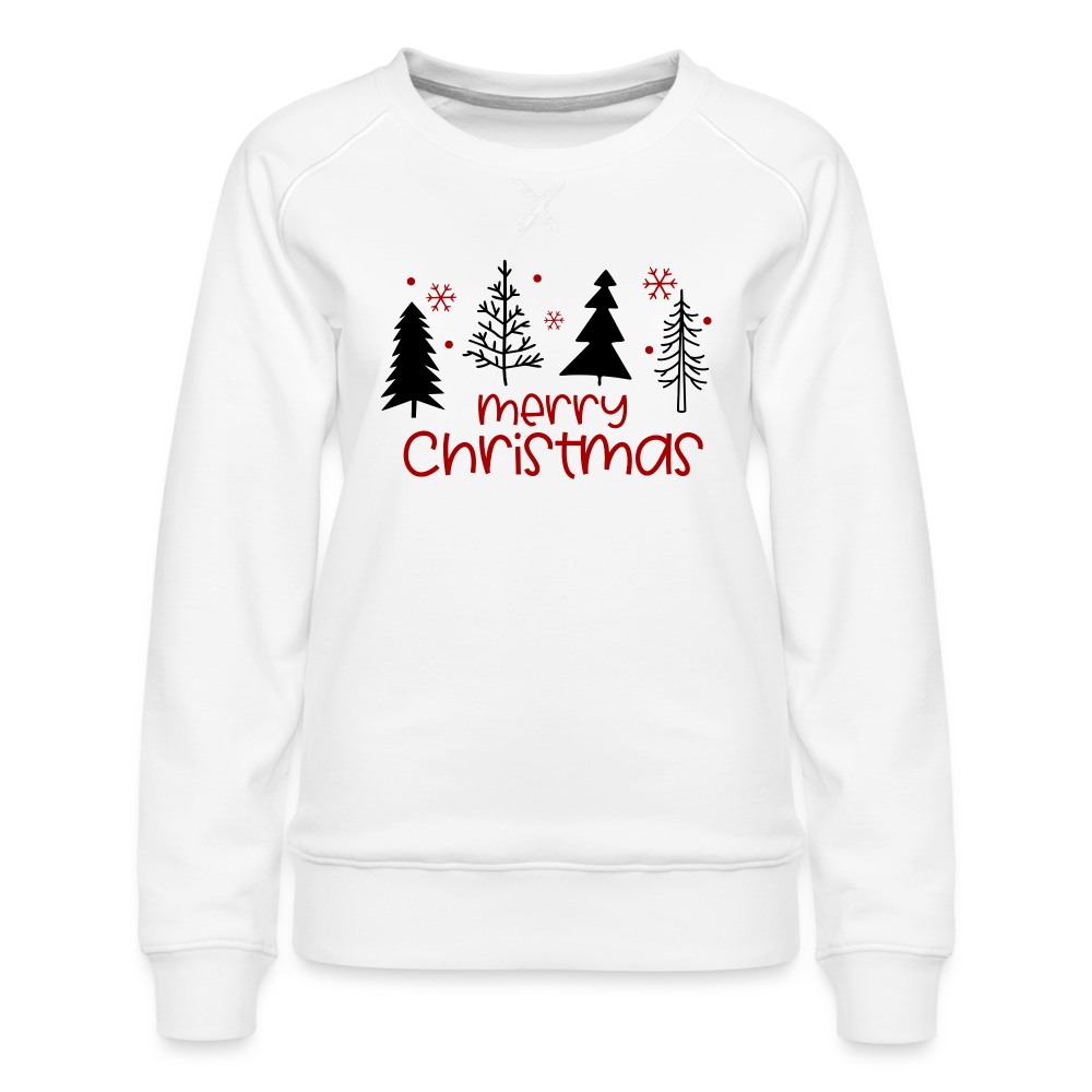 Christmas Trees | Merry Christmas Sweatshirt - white