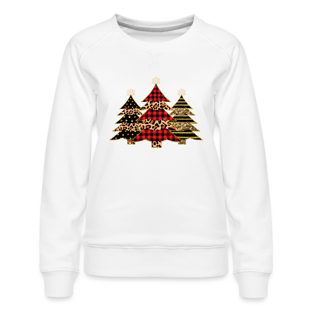 Christmas Trees | Holiday Sweatshirt - white