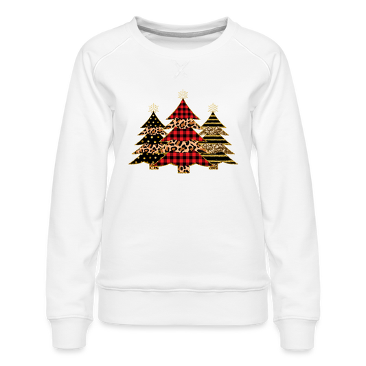 Christmas Trees | Holiday Sweatshirt - white