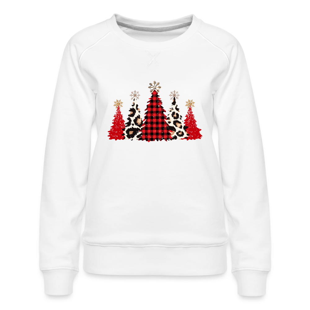 Christmas Trees | Holiday Sweatshirt - white