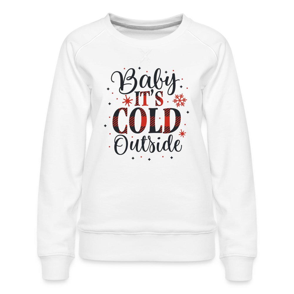 Baby It's Cold Outside | Christmas Sweatshirt - white