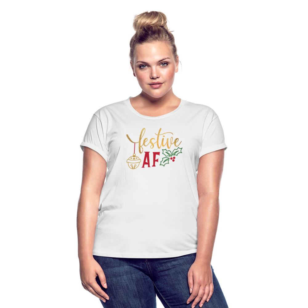 Festive AF | Christmas Tee - white