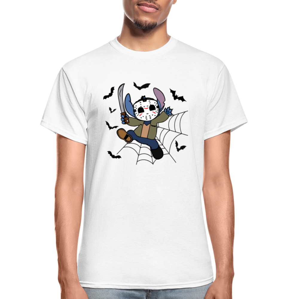 Stitch as Jason Unisex T-Shirt - white