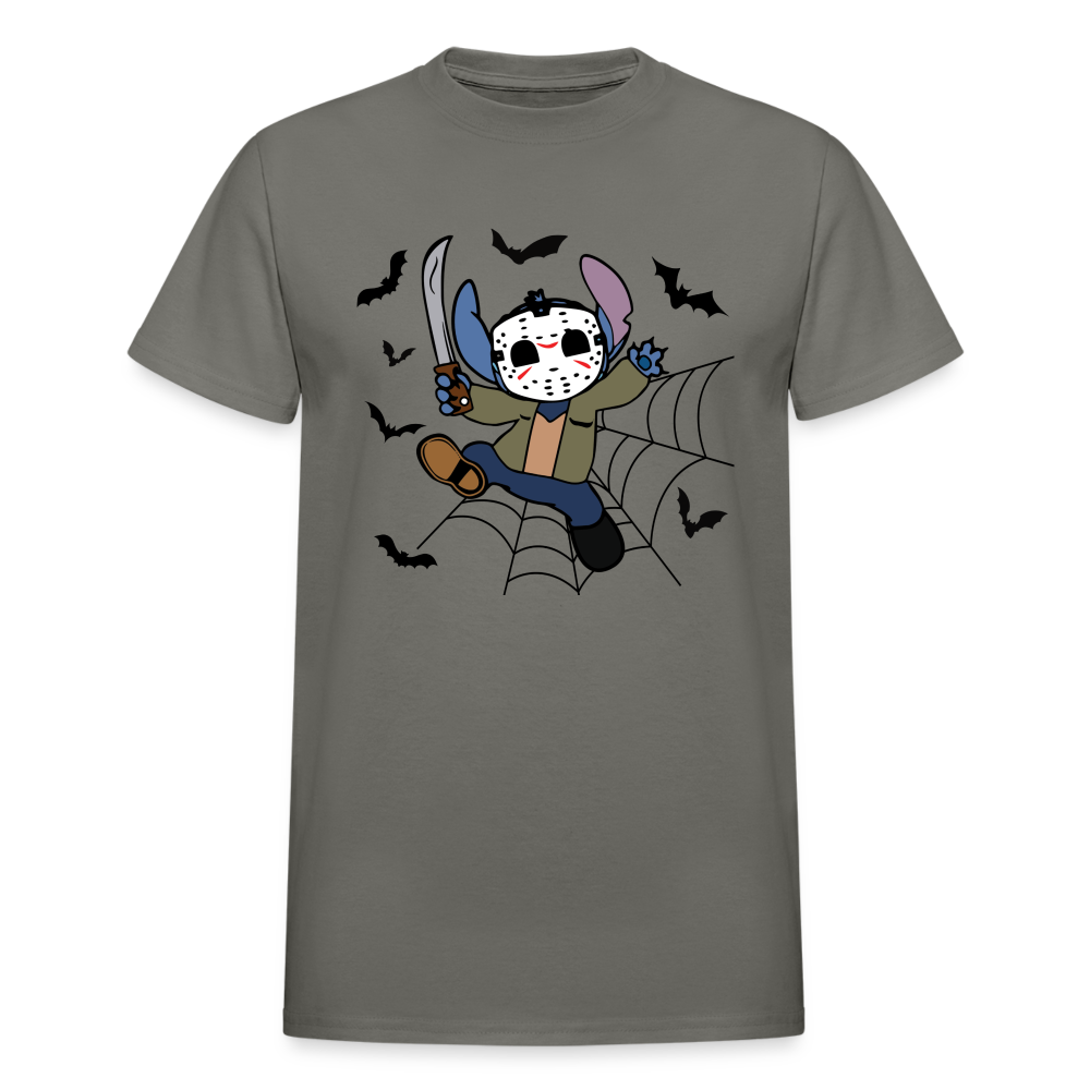 Stitch as Jason Unisex T-Shirt - charcoal