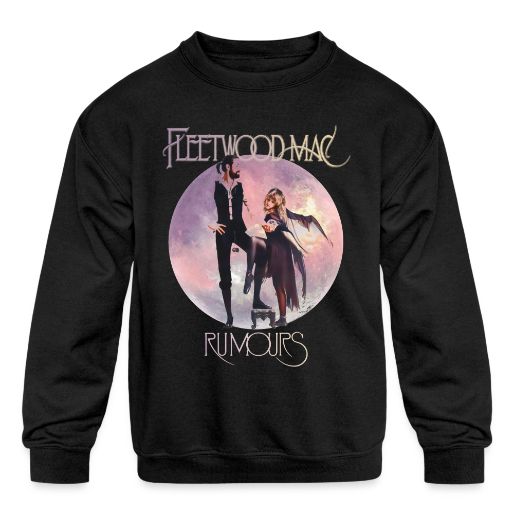 Kids' Fleetwood Mac Sweatshirt | Concert Merch | Rock Music Shirt - black