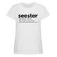 Seester Definition | Gift for Sister | Best Friend Gift - white