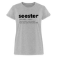 Seester Definition | Gift for Sister | Best Friend Gift - heather gray