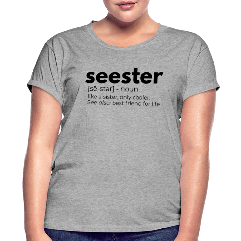 Seester Definition | Gift for Sister | Best Friend Gift - heather gray