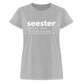 Seester Definition | Gift for Sister | Best Friend Gift - heather gray